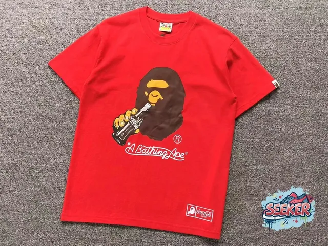 BAPE Coca-Cola Ape Tee Ape Holding Coke Bottle