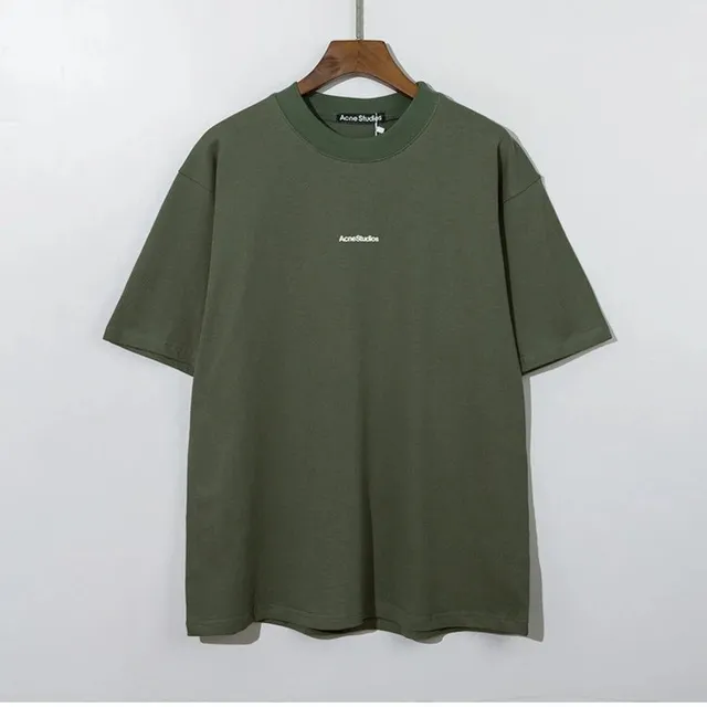 Acne Studios Logo T-Shirt Olive Green