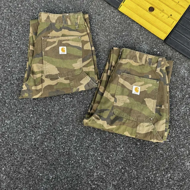 Carhartt Double Knee Pants Woodland Camo