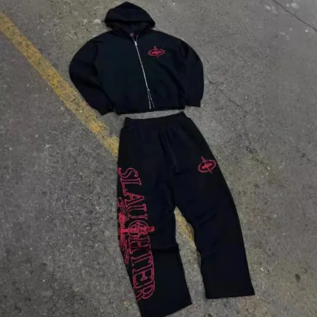 黑红套装