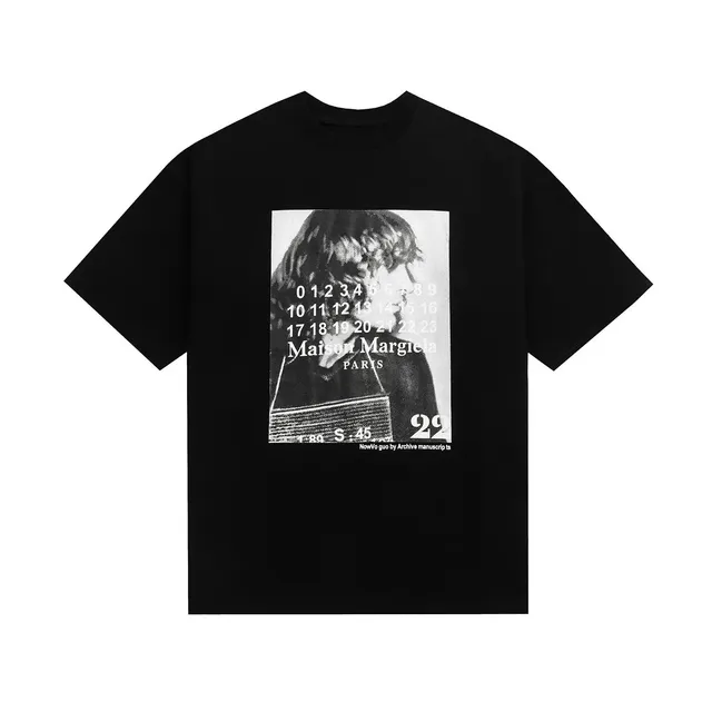 Maison Margiela Graphic T-Shirt Archive Manuscripts Print