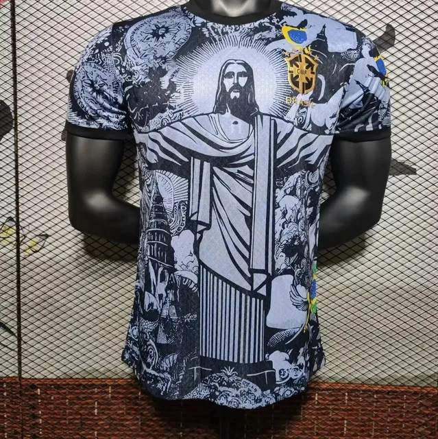 Nike Brazil National Team Jersey Christ the Redeemer Graphic