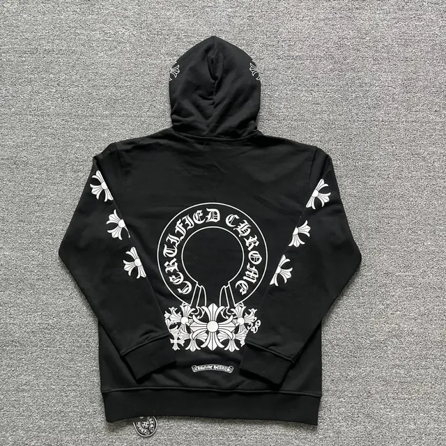 Chrome Hearts Zip-Up Hoodie Certified Chrome