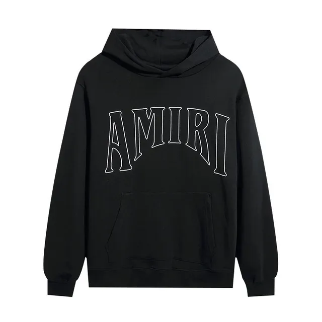 Amiri Hooded Sweatshirt Outline Logo