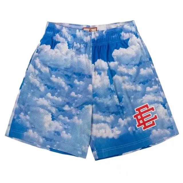 Fear of God Essentials Mesh Shorts Cloud Print