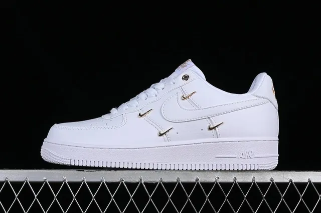 Nike Air Force 1 Low Metallic Gold Swoosh