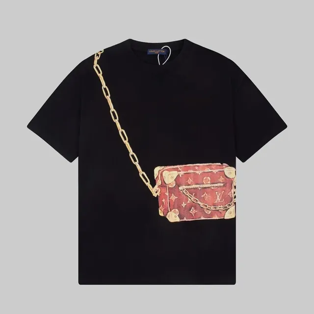 Louis Vuitton Graphic T-Shirt Monogram Trunk Print