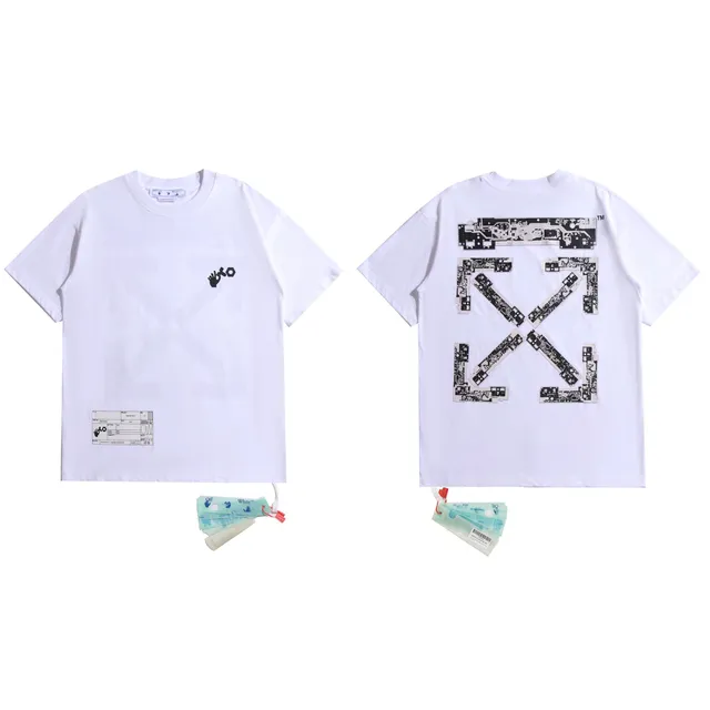 Off-White Industrial T-Shirt Circuit Board Print