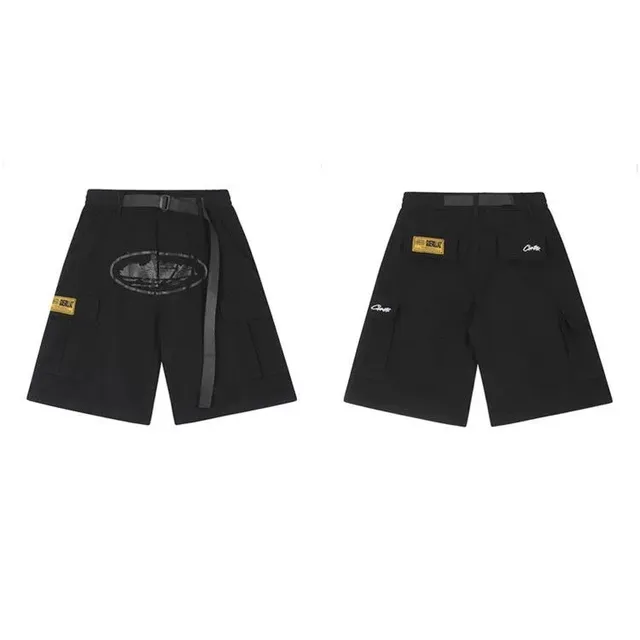 Corteiz Cargo Shorts Oval Logo Patch