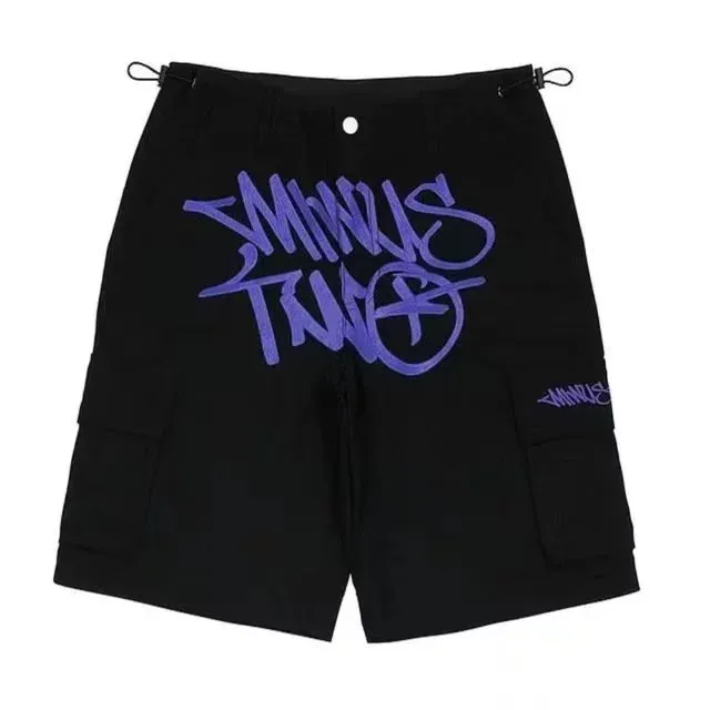 Broken Planet Cargo Shorts Graffiti Logo