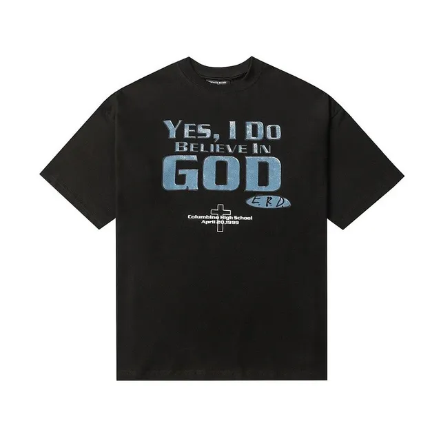 Fear of God Essentials Graphic Tee Yes I Do Believe In God