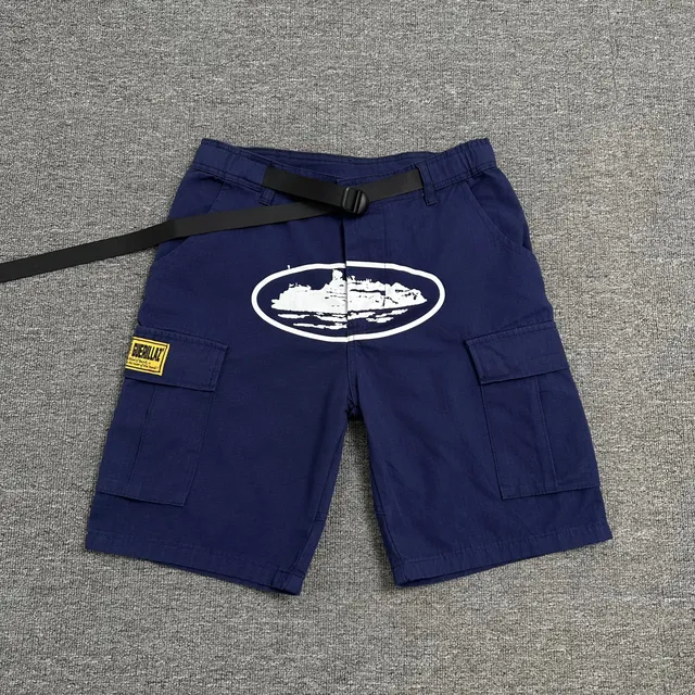 Corteiz Cargo Shorts Island Graphic