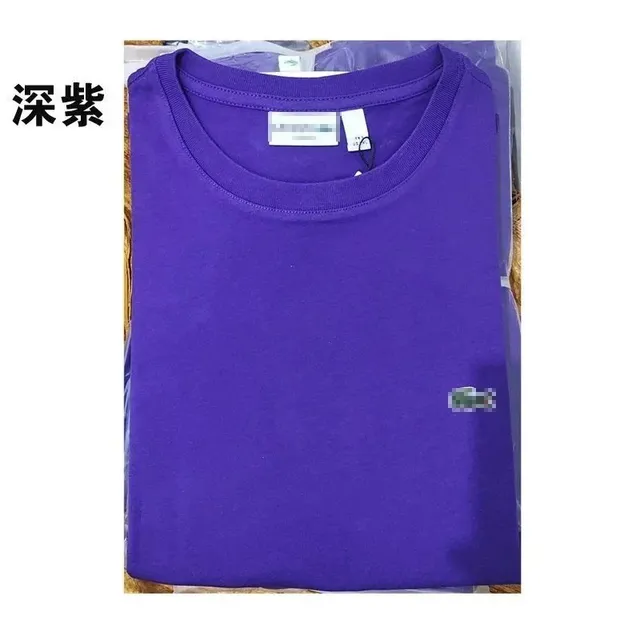 圆领深紫