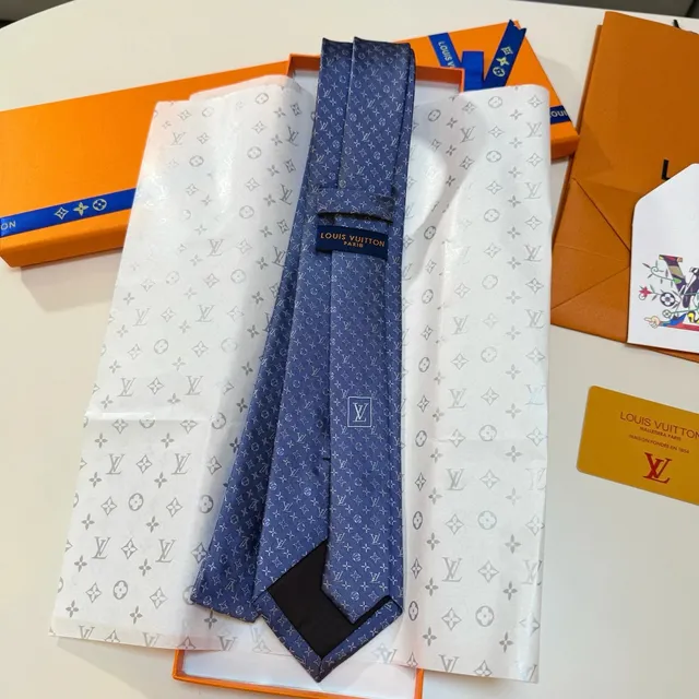 Louis Vuitton Silk Tie Monogram Canvas Print