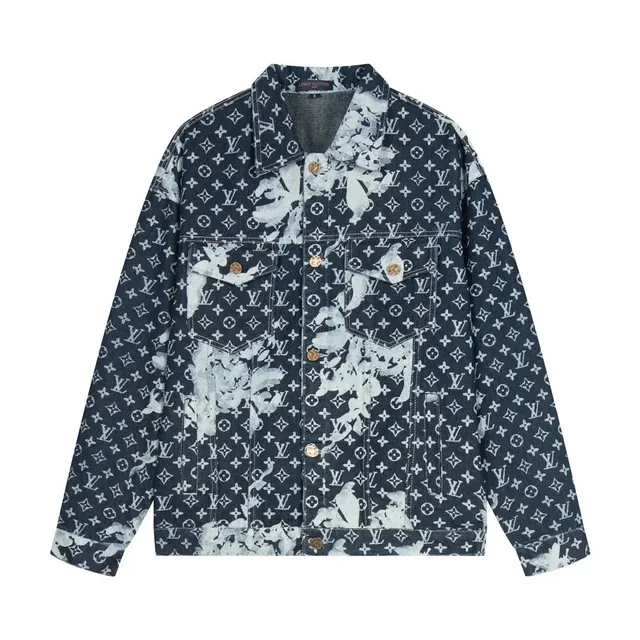 Louis Vuitton Denim Jacket Monogram Floral Print