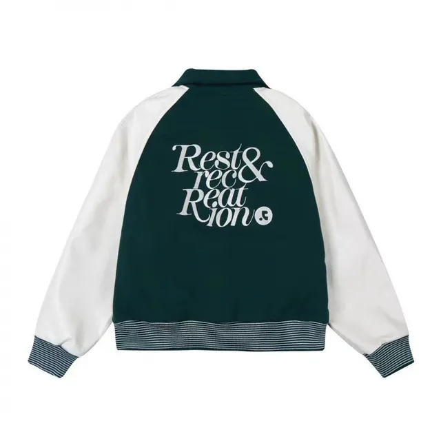 Represent Raglan Jacket Rest & Recreation Logo