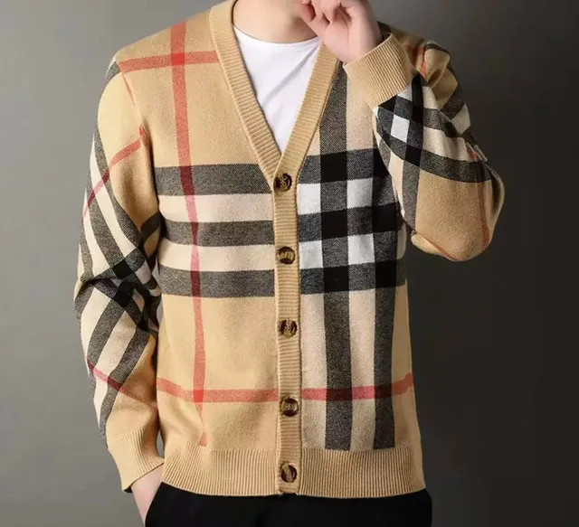 Burberry Check Cardigan