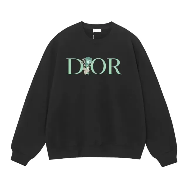 Dior Crewneck Sweatshirt Rose Logo