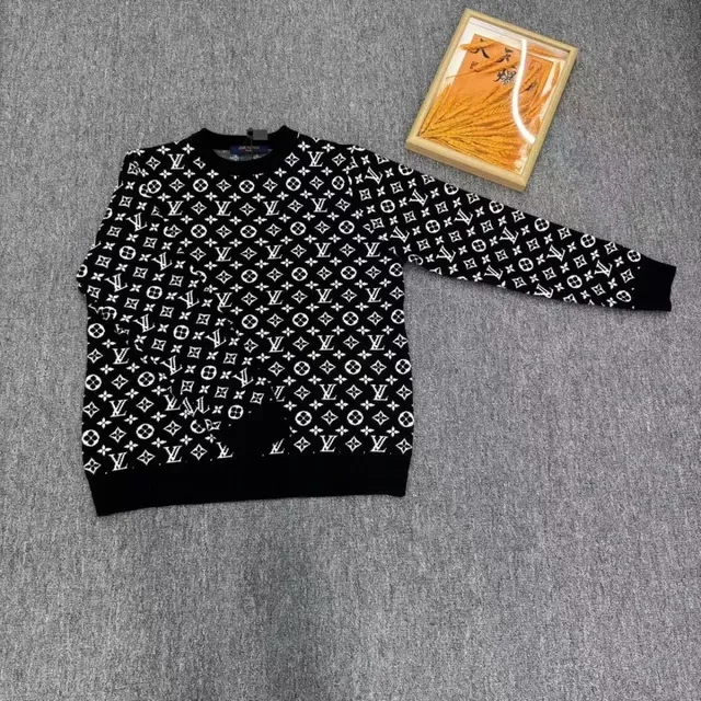 Louis Vuitton Monogram Knit Sweater All-Over Logo