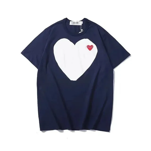 Comme des Garçons Heart T-Shirt Large Heart with Red Eye Logo