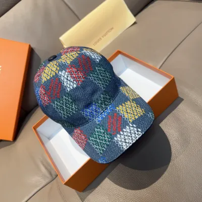 Louis Vuitton Baseball Cap Multicolor Patchwork