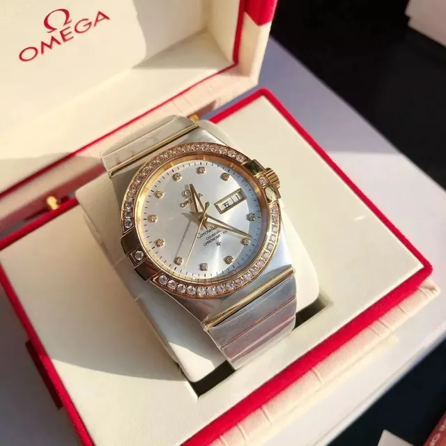 Omega Constellation Diamond Bezel