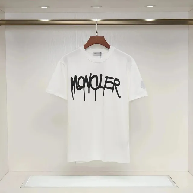 Moncler Logo T-Shirt Dripping Logo