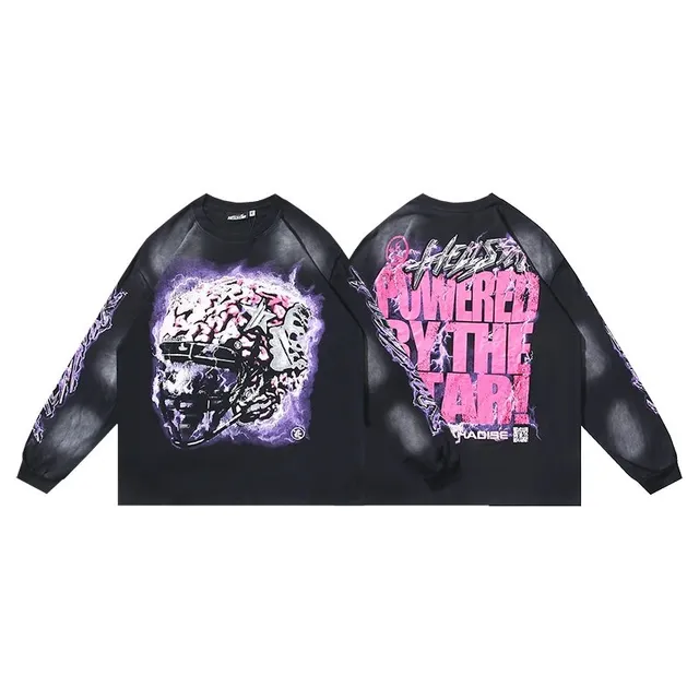 Gallery Dept. Long Sleeve Graphic Top Powered by the Tar! Print