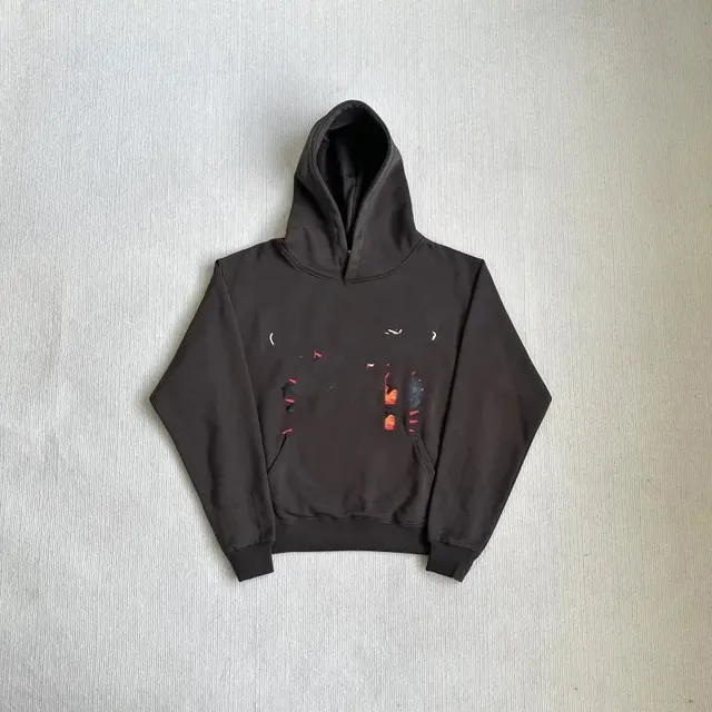 Travis Scott Hoodie Distressed Graphic