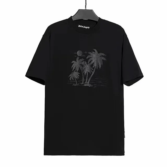 Palm Angels Palm Trees Graphic Tee Palm Tree Print