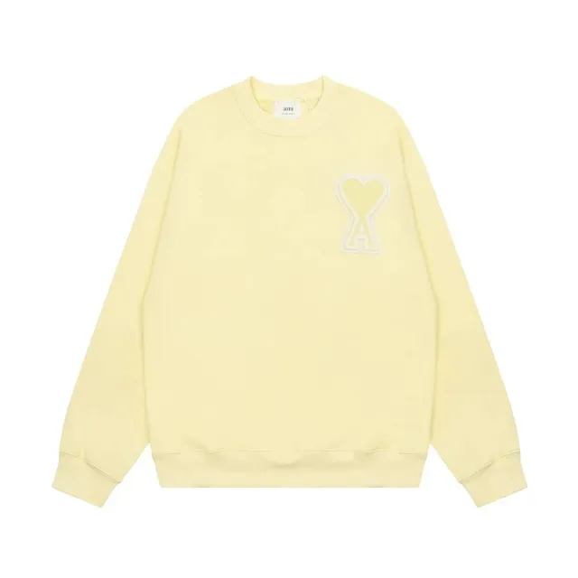 AMI Paris Crewneck Sweatshirt Heart Logo