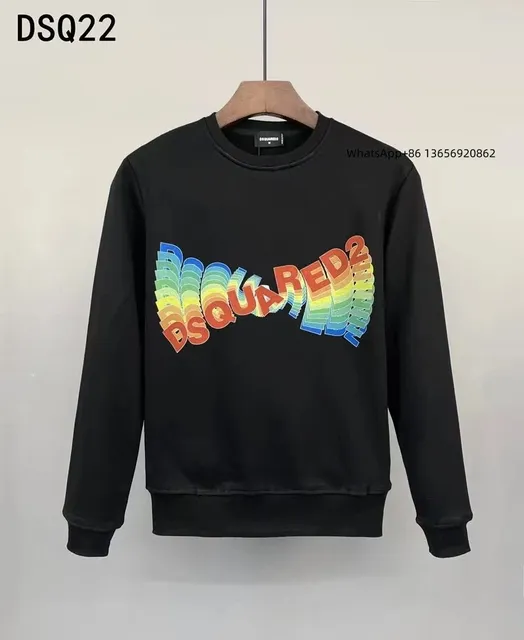 Dsquared2 Crewneck Sweatshirt Rainbow Logo Print