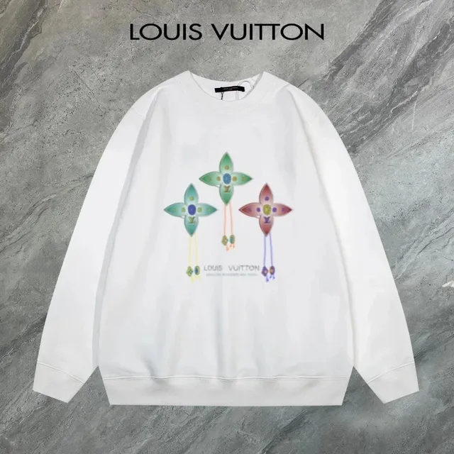 Louis Vuitton Crewneck Sweatshirt Floral Monogram Print