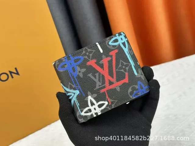 Louis Vuitton Bifold Wallet Graffiti Monogram