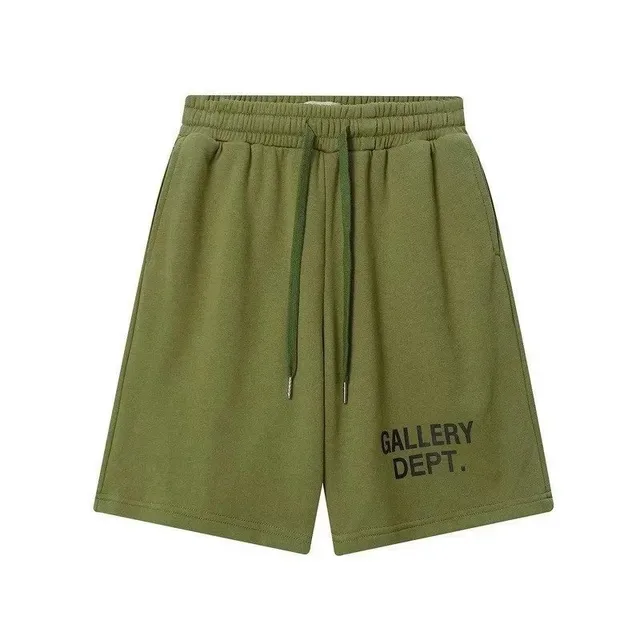 Gallery Dept. Logo Shorts Olive Green