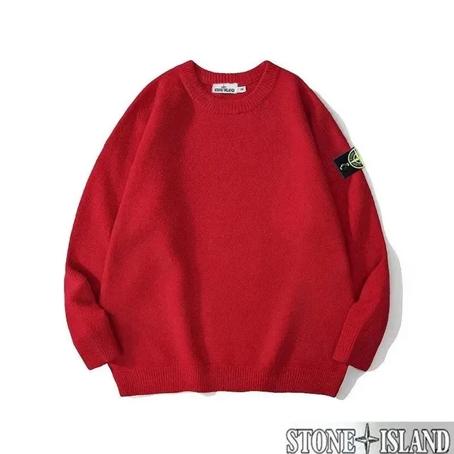 Stone Island Crewneck Sweater Logo Patch