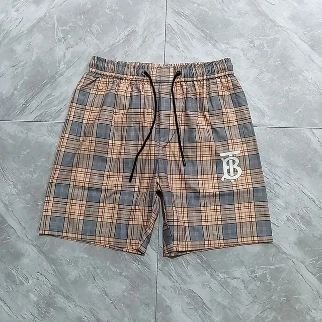 Burberry Checkered Shorts Monogram Logo
