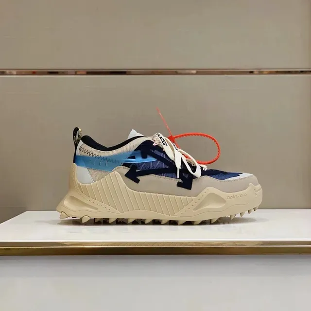 Off-White Industrial Beige/Navy/Blue