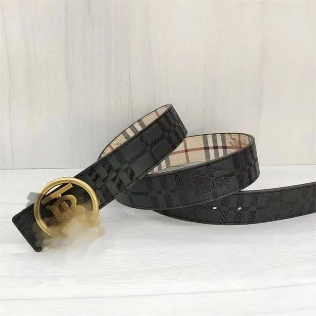 Burberry Check Belt Monogram Check