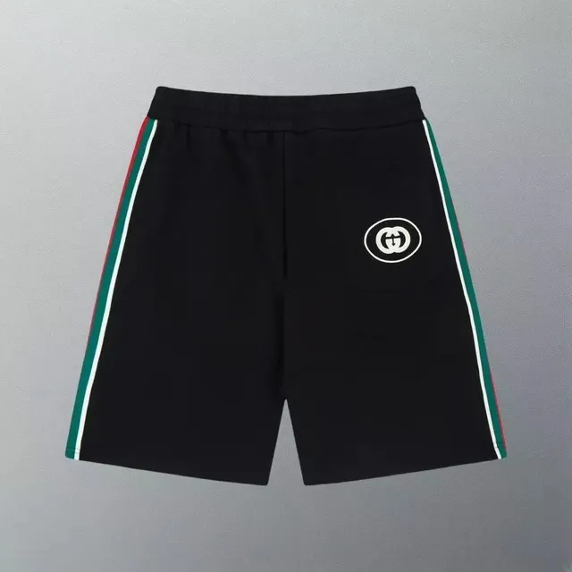 Gucci Logo-Embroidered Shorts Web Stripe