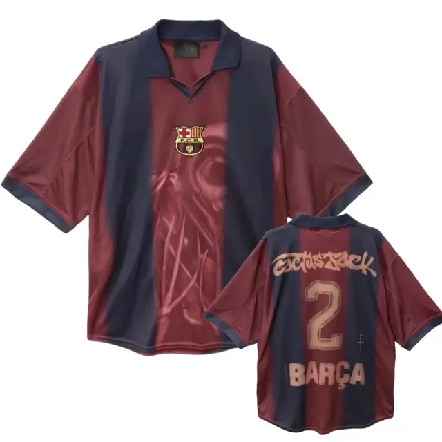 FC Barcelona Home Jersey Travis Scott Cactus Jack Collab