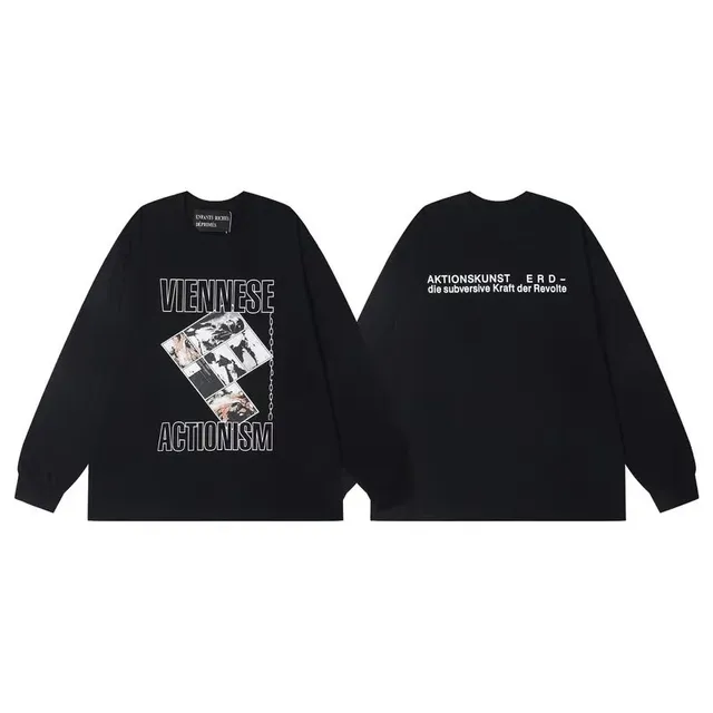 Enfants Riches Déprimés Long Sleeve Tee Viennese Actionism Print
