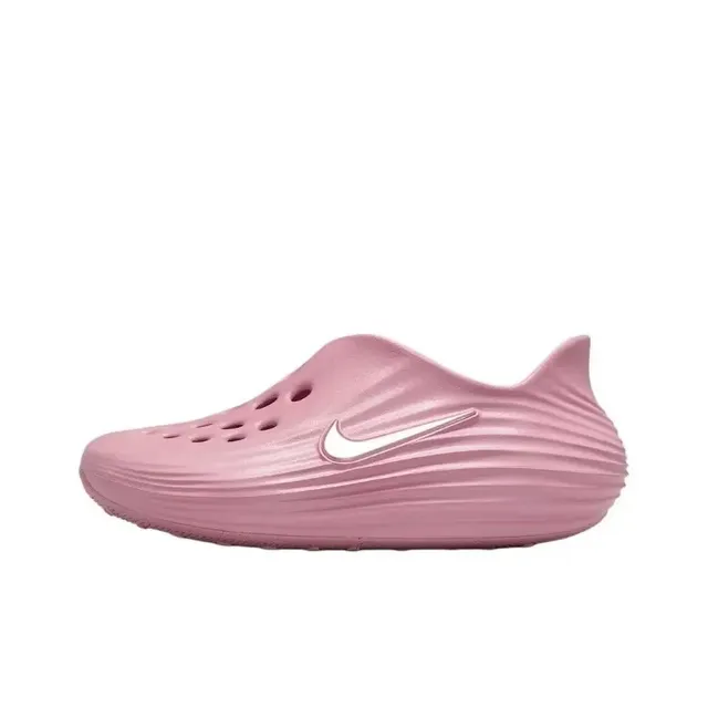 Nike Clog Pink with White Swoosh