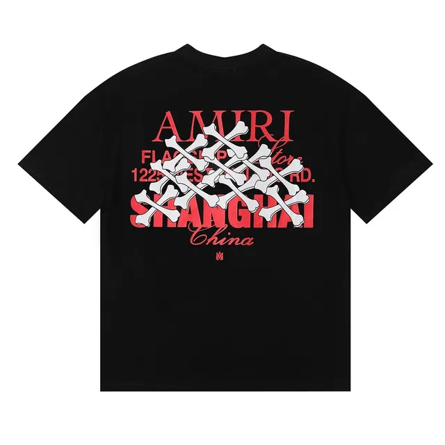 Amiri Graphic Tee Shanghai Bones