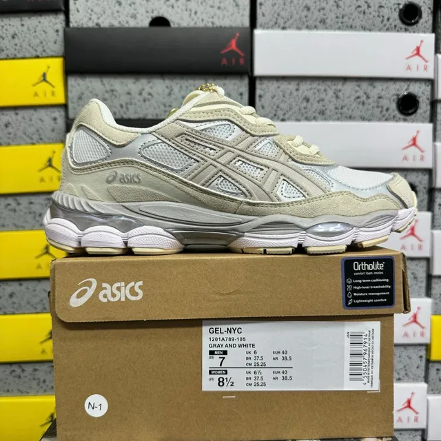 Asics GEL-NYC Gray and White