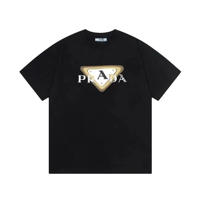 Prada Logo T-Shirt Triangle Logo