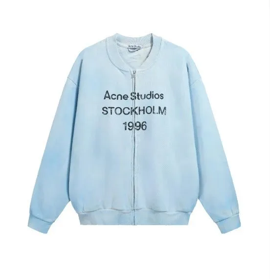 Acne Studios Zip-Up Sweatshirt Stockholm 1996