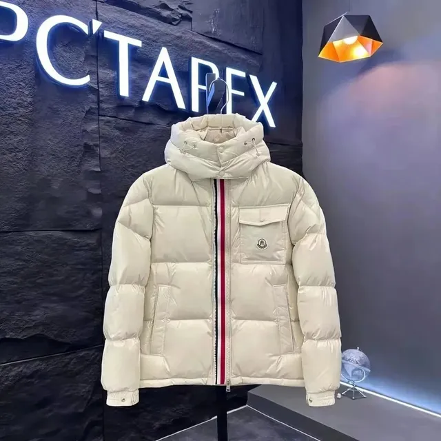 Moncler Puffer Jacket Classic Logo Stripe