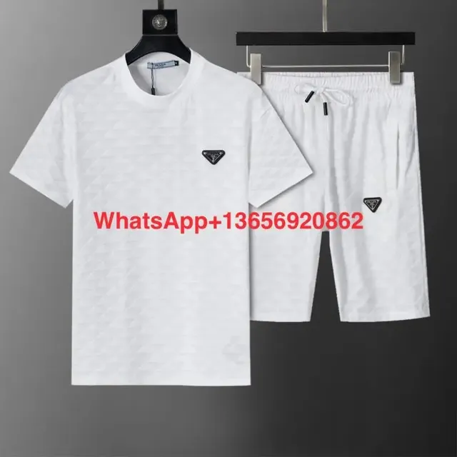 Prada Logo-Embellished Set White Quilted
