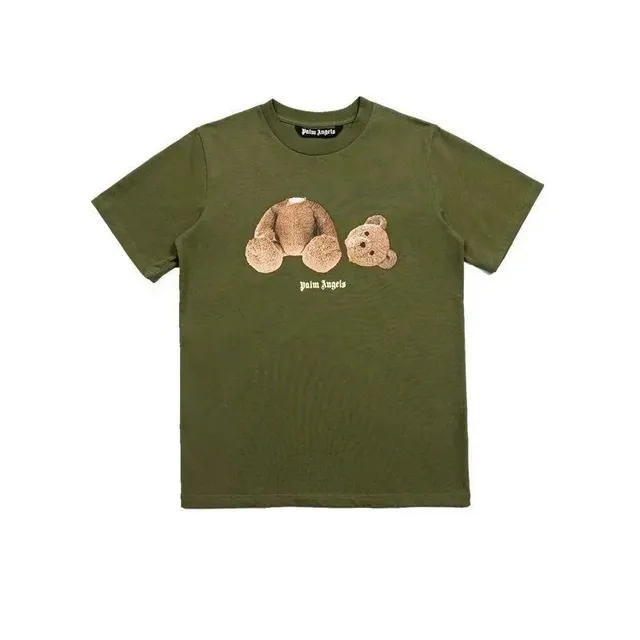 Palm Angels Teddy Bear Tee Olive Green